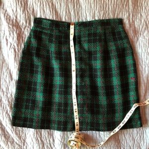 Vintage Plaid mini skirt